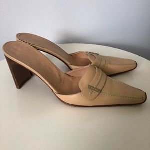 Chanel Leather Mules